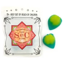 SeC - CBD Strawberry Feels 50mg (NO THC) strawberry feels cbd gummies 50mg pack canada