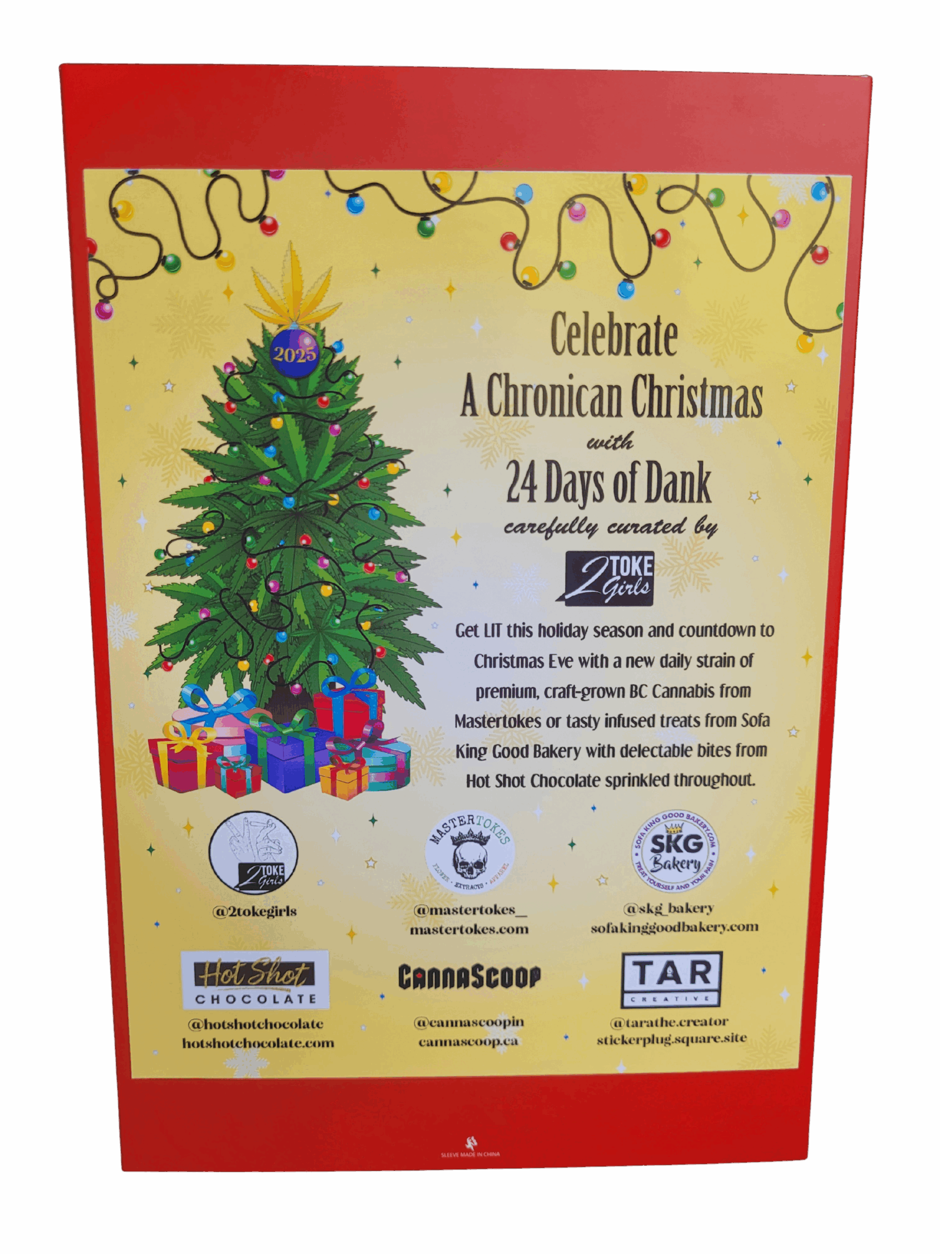Chronican Christmas Calendar by 2tokegirls Buy Cannabis and Magic Mushrooms in Canada